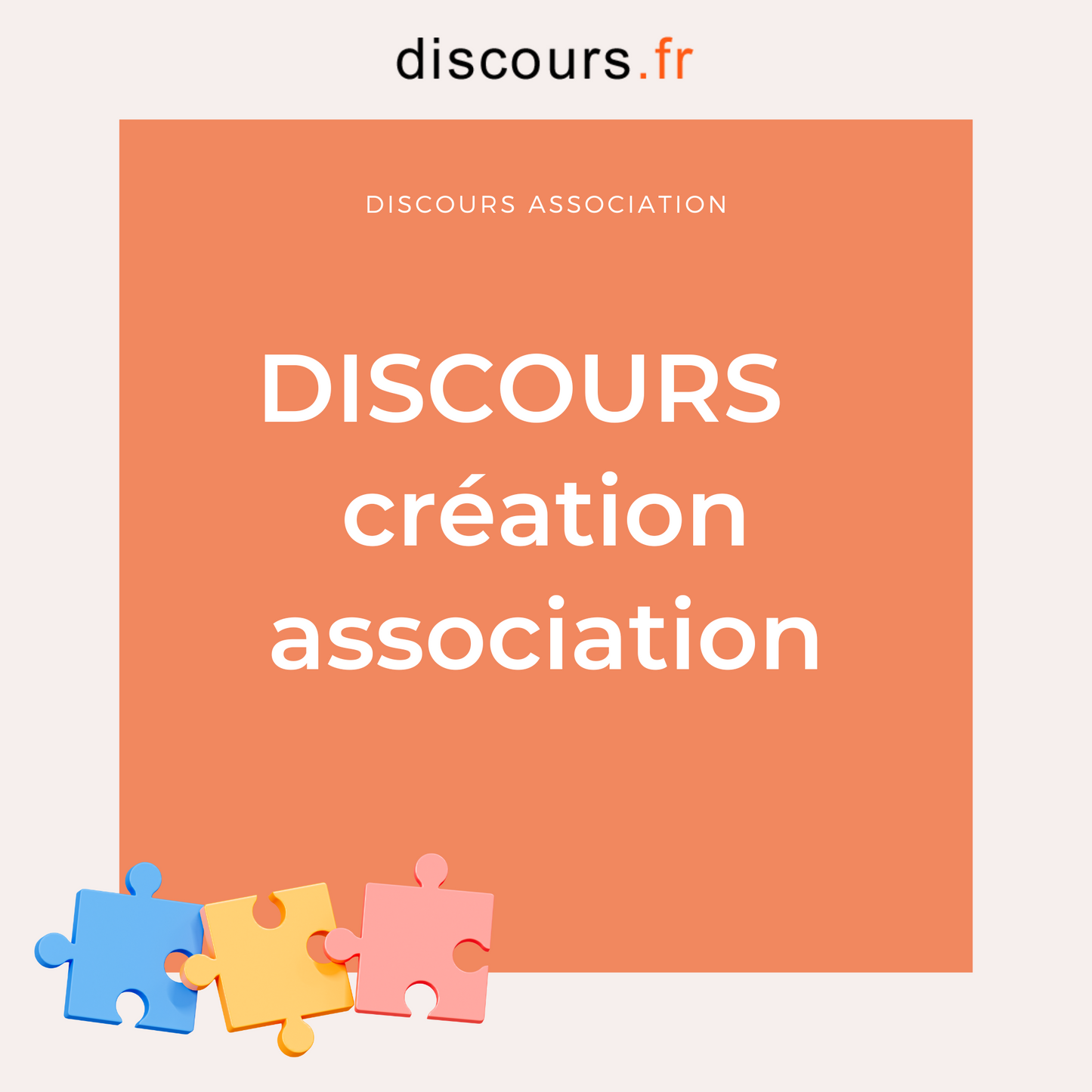 discours président création d'une association