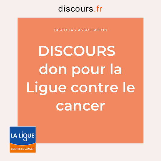 discours don pour la Ligue contre le cancer