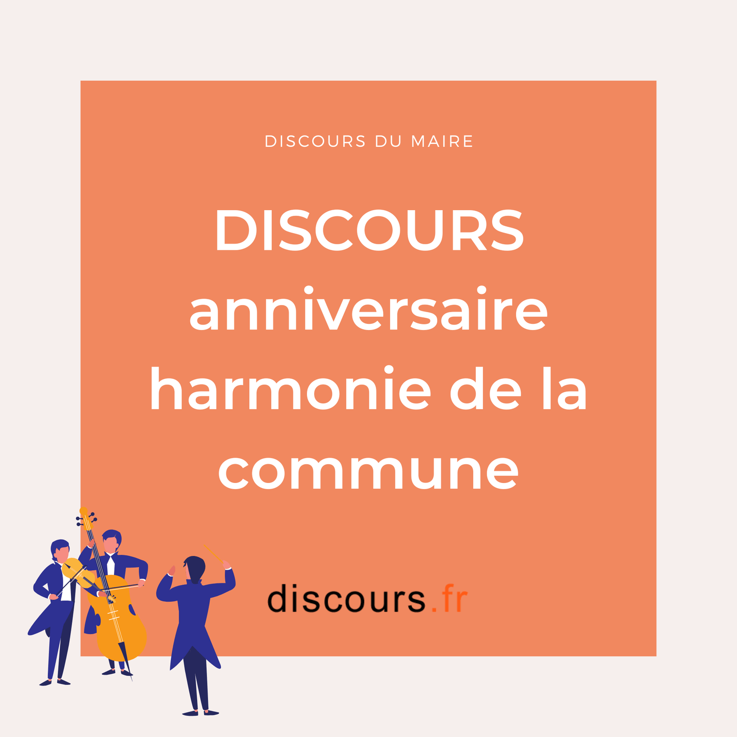 Discours anniversaire harmonie de la commune