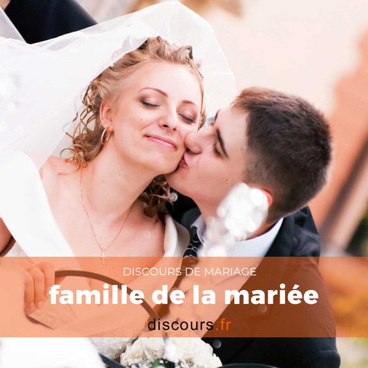discours Pack Illimité - Famille de la mariée
