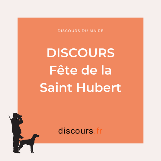 discours du maire pour la fête de la saint hubert chasseurs chien cheval