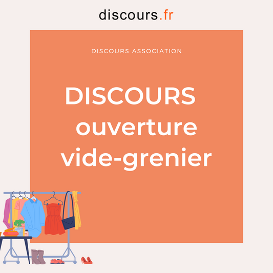 discours président ouverture vide-grenier brocante